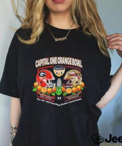 The Capital One Orange Bowl Georgia Bulldogs Vs Florida State Seminoles Shirt