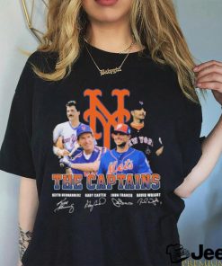 The Captains Keith Hernandez Gary Carter John Franco David Wright Signature Shirt