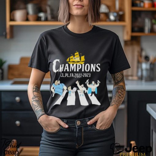 The Champions CL PL FA 2022 2023 Manchester City abbey road shirt