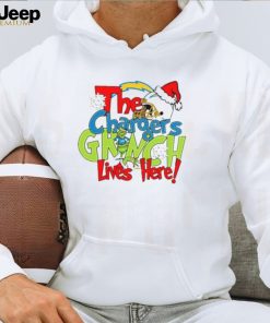 The Chargers Grinch Lives Here Christmas Shirt