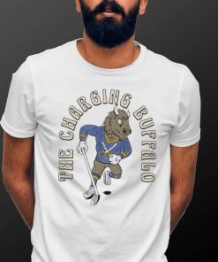 The Charging Buffalo mascot retro shirt