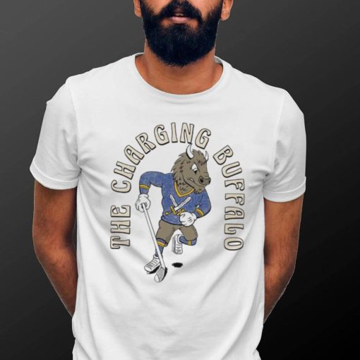 The Charging Buffalo mascot retro shirt