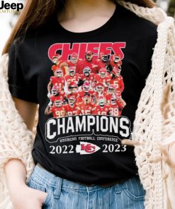 The Chiefs Champions American Football Conference 2022 2023 Super Bowl LVII Shirt