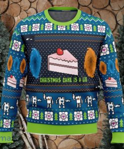 The Christmas Cake Is A Lie Portal 2 Xmas Ugly Christmas Sweater Christmas Gift For Men And Women