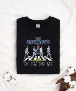 The Cowboys Christmas Abbey Road Ceedee Lamb Amari Cooper Ezekiel Elliott And Dak Prescott Signatures shirt