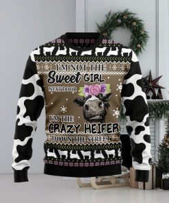 The Crazy Heifer Ugly Christmas Sweater Gift Men Women