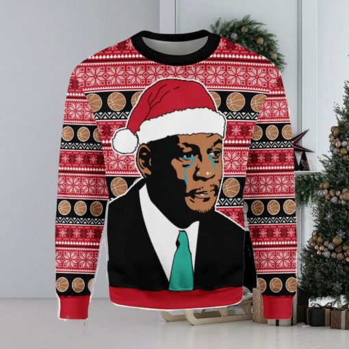 The Crying MJ Ugly Christmas Sweater Xmas Gift Men And Women Christmas Sweater