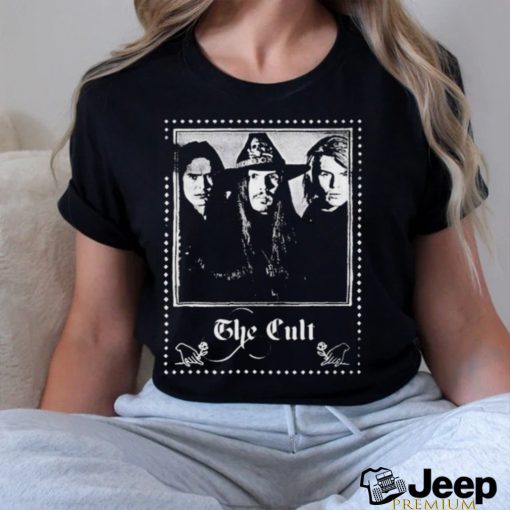 The Cult Faded Vintage Style Fan Design Shirt