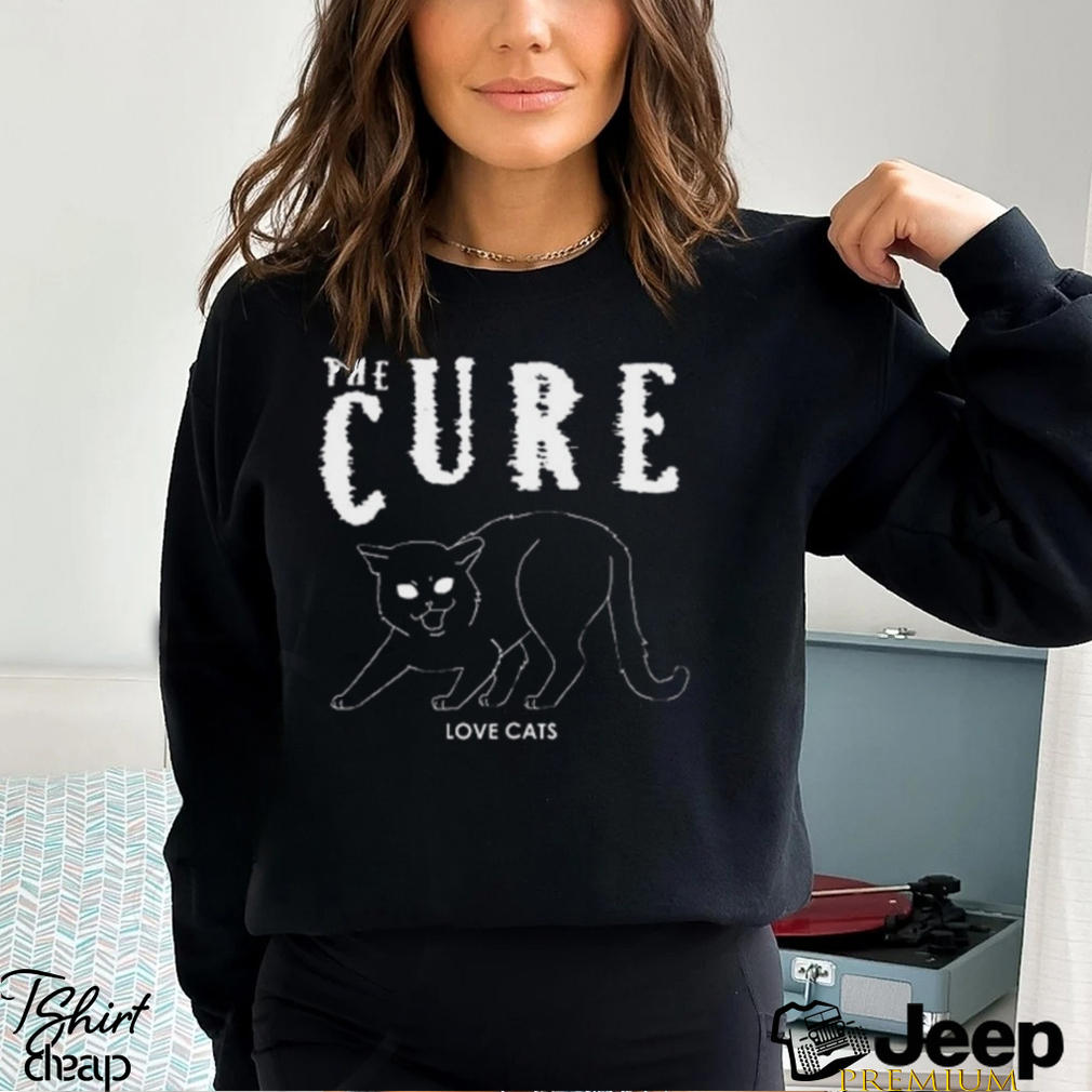 The Cure Love Cat, The Cure Band T shirt - teejeep