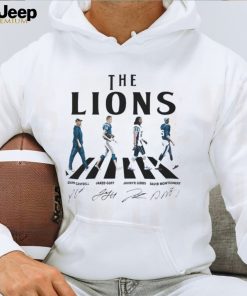 The Detroit Lions Walking Abbey Road Signatures Football Shirt