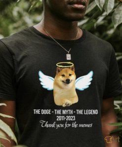 The Doge The Myth The Legend 2011 2023 Thank You for the memes Shirt