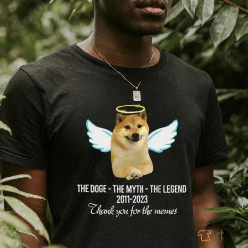 The Doge The Myth The Legend 2011 2023 Thank You for the memes Shirt