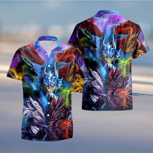 The Dra gons In The Ga laxy Hawaiian Shirt,