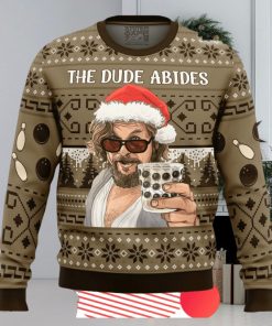 The Dude Abides The Big Lebowski Ugly Christmas Sweater