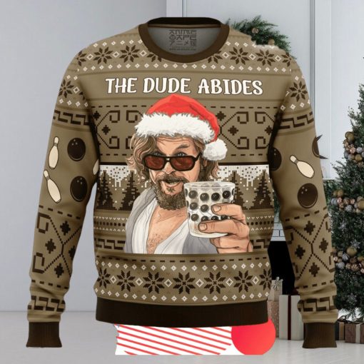 The Dude Abides The Big Lebowski Ugly Christmas Sweater