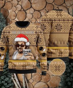 The Dude Abises The Big Lebowski Big Lebowski Wool The Dude Gift Ugly Christmas Sweater For Men And Women