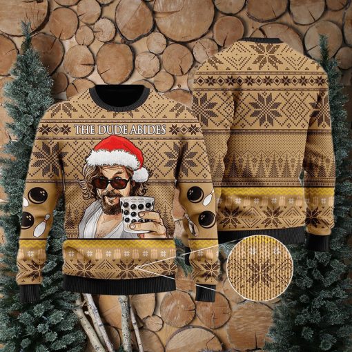 The Dude Abises The Big Lebowski Big Lebowski Wool The Dude Gift Ugly Christmas Sweater For Men And Women