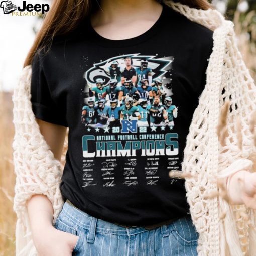 The Eagles National Football Conference Champions 2022 2023 Signatures Shirt