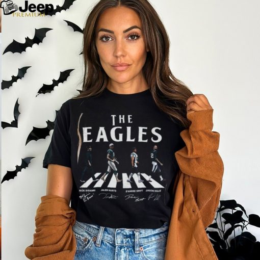 The Eagles Walking Abbey Road Signatures Football Shirt