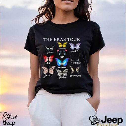 The Eras Tour Butterfly T Shirt Swiftie Merch Tee 2023 Top Unisex