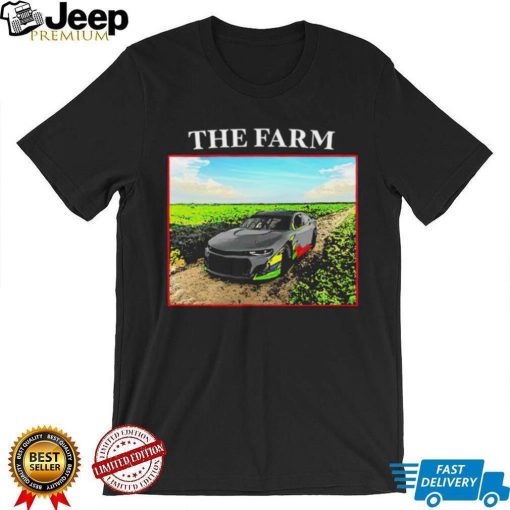 The Farm Melon Man Brand racing car shirt