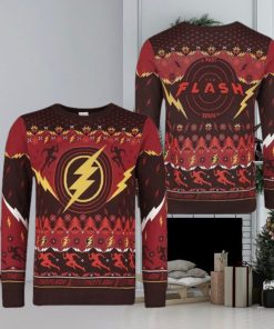 The Flash The Flashpoint Paradox Past Future For Holiday Ugly Christmas Sweater