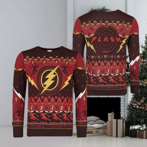 The Flash The Flashpoint Paradox Past Future For Holiday Ugly Christmas Sweater