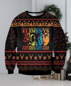 The Four Elements Movie Mashup Ugly Christmas Sweater