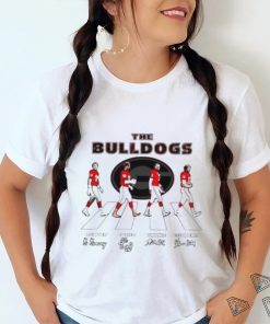 The Georgia Bulldogs players Abbey Road signatures t shirt