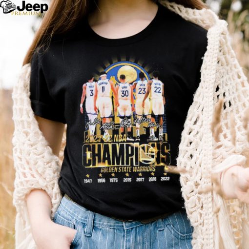 The Gold Blood Warriors 2021 22 Nba Champions Golden State Warriors Shirt