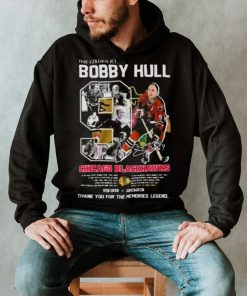 The Golden Jet Bobby Hull Chicago Blackhawks 1939 – 2023 Thank You For The Memories Legend Shirt