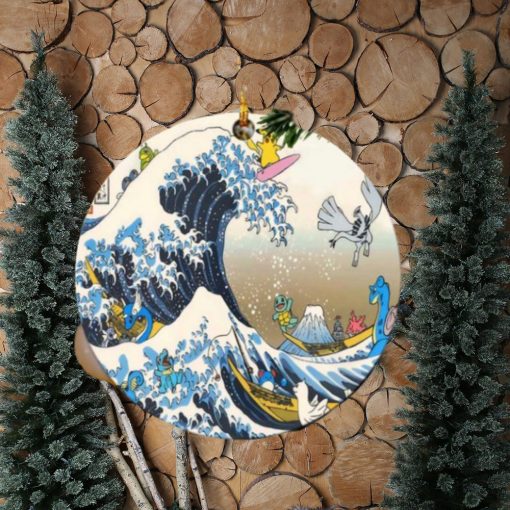 The Great Wave Japan Pokemon Fan Gifts Perfect Gift For Holiday Ornament