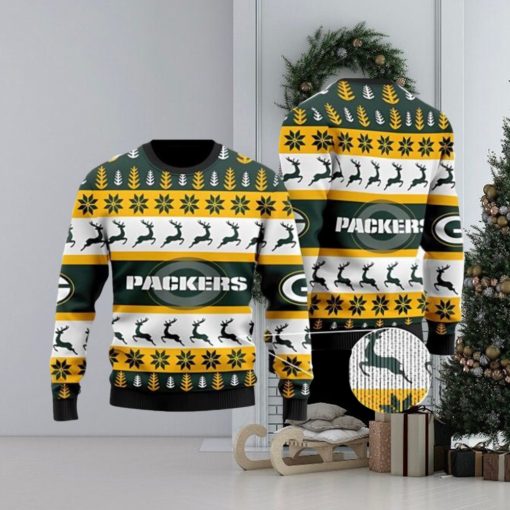 The Green Bay Packers Football Team Christmas Ugly Sweater