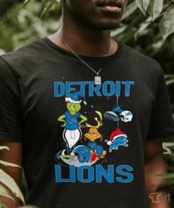 The Grinch And Dog Detroit Lions Christmas 2023 Shirt