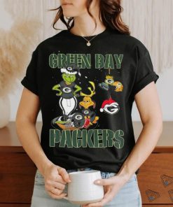 The Grinch And Dog Green Bay Packers Christmas Shirt