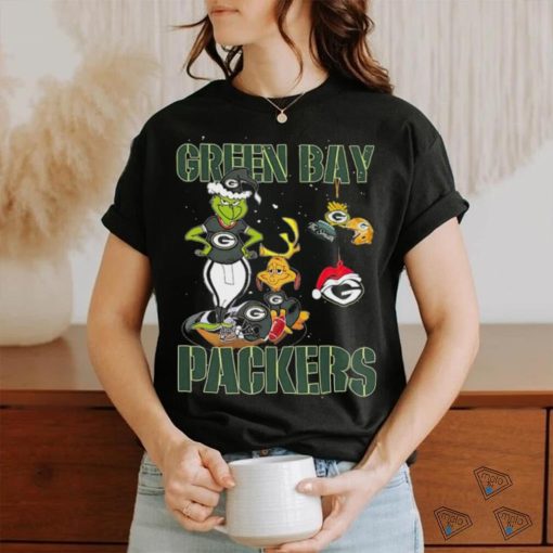 The Grinch And Dog Green Bay Packers Christmas Shirt