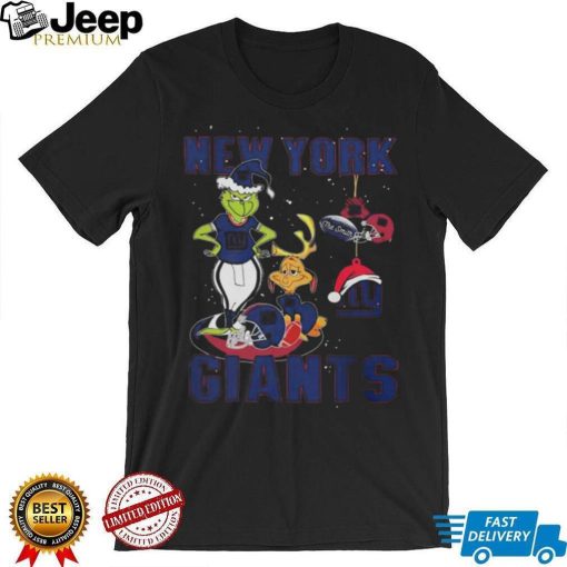 The Grinch And Dog New York Giants Ornament Christmas 2023 Shirt