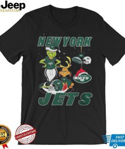 The Grinch And Dog New York Jets Ornament Christmas 2023 Shirt