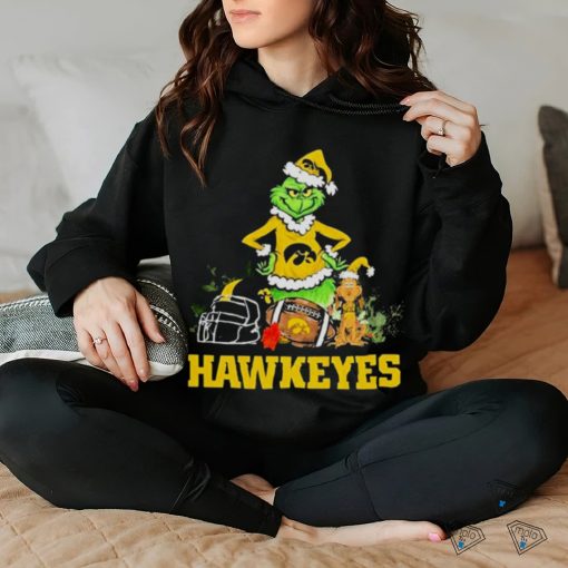 The Grinch And Iowa Hawkeyes Christmas shirt