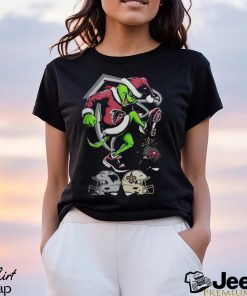 The Grinch Atlanta Falcons Stomp On NFL Teams Christmas T Shirt