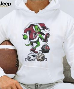 The Grinch Atlanta Falcons Stomp On Nfl Teams Christmas Logo Shirt