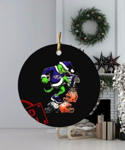 The Grinch Baltimore Ravens Stomp On NFL Teams Christmas Ornament