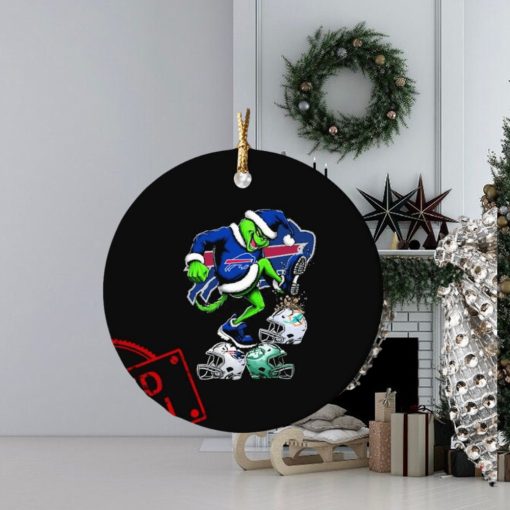 The Grinch Buffalo Bills Stomp On NFL Teams Christmas Ornament