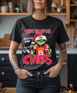 The Grinch Christmas They Hate Us Because Ain’t Us Kansas City Chiefs Football Shirt