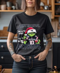 The Grinch Christmas They Hate Us Because Ain’t Us New England Patriots Football Shirt