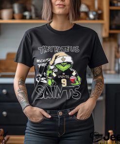 The Grinch Christmas They Hate Us Because Ain’t Us New Orleans Saints Football Shirt