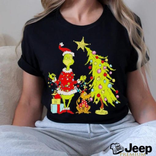 The Grinch Christmas tree shirt