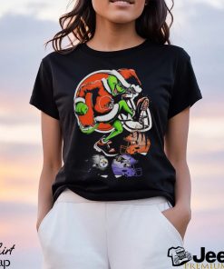 The Grinch Cleveland Browns Stomp On NFL Teams Christmas T Shirt