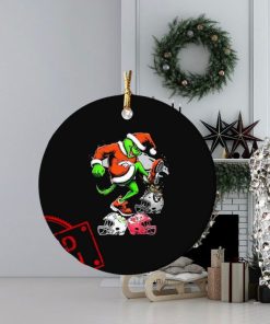 The Grinch Denver Broncos Stomp On NFL Teams Christmas Ornament