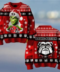 The Grinch Georgia Bulldogs Dawg Nation Ugly Sweater